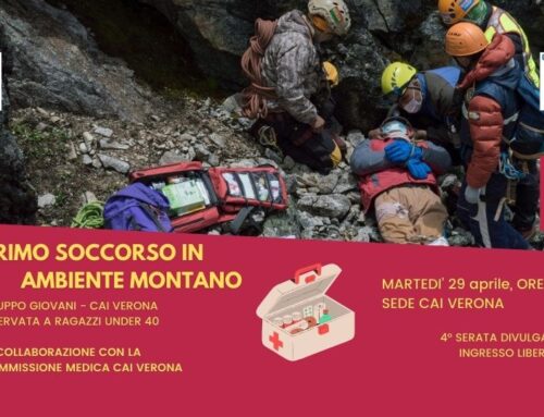 martedì 29 aprile | Primo Soccorso in Ambiente Montano – Gruppo Giovani